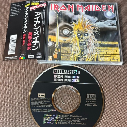トリコ CD3枚セット IRON MAIDEN s/t JAPAN CD TOCP-6337 3A2 TO w/ OBI 1990 issue