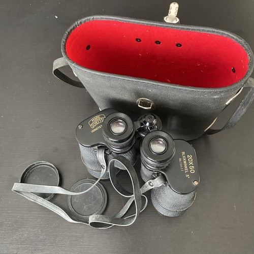 Mark Scheffel 20 X 50 Field3° Binoculars Mark Scheffel 20 x 50 Binoculars Field 3 With Brown Case
