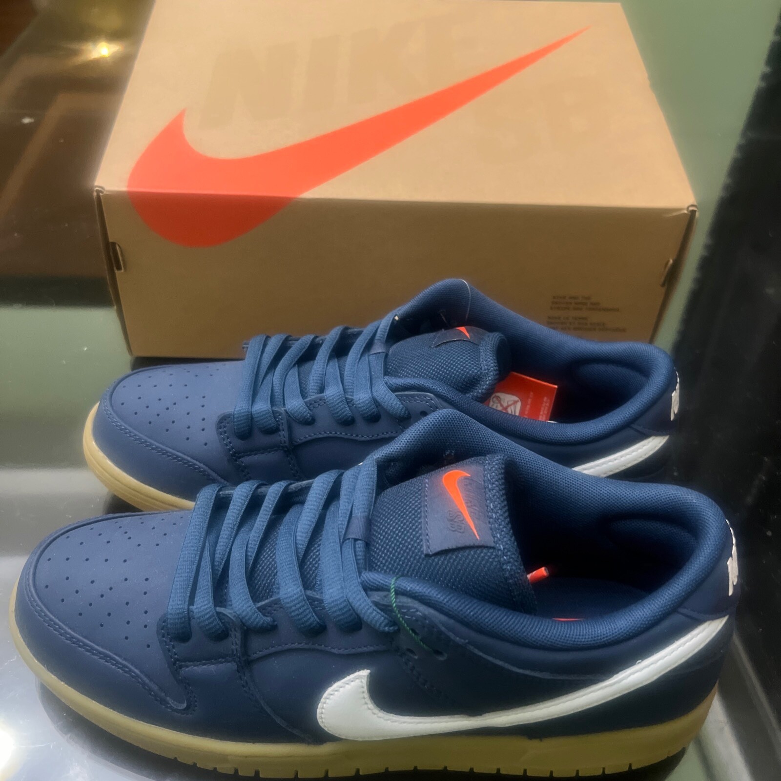 Size 10.5 - Nike Dunk Pro SB Low Navy Gum | eBay