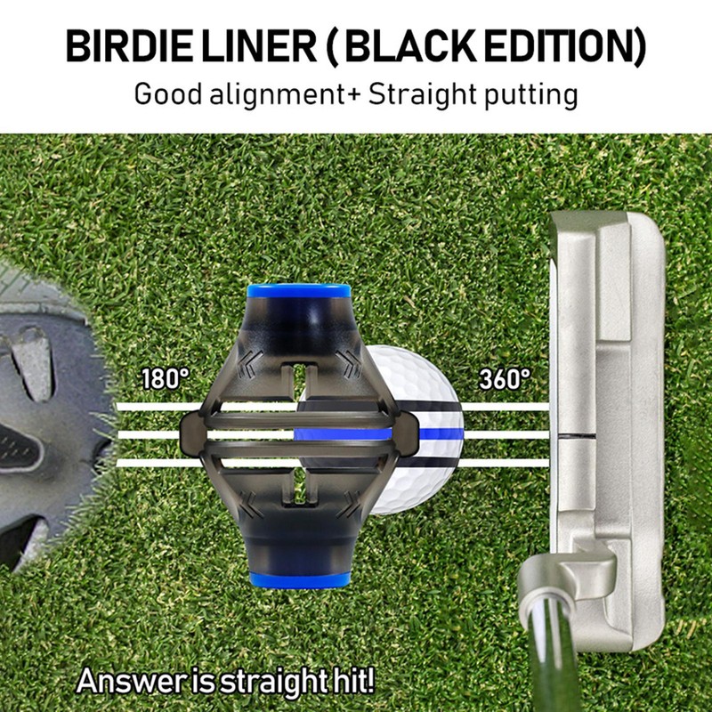 Ball Marker High Precision Golf Ball Stencil 360-Degree Triple 3-Line Golf Handy