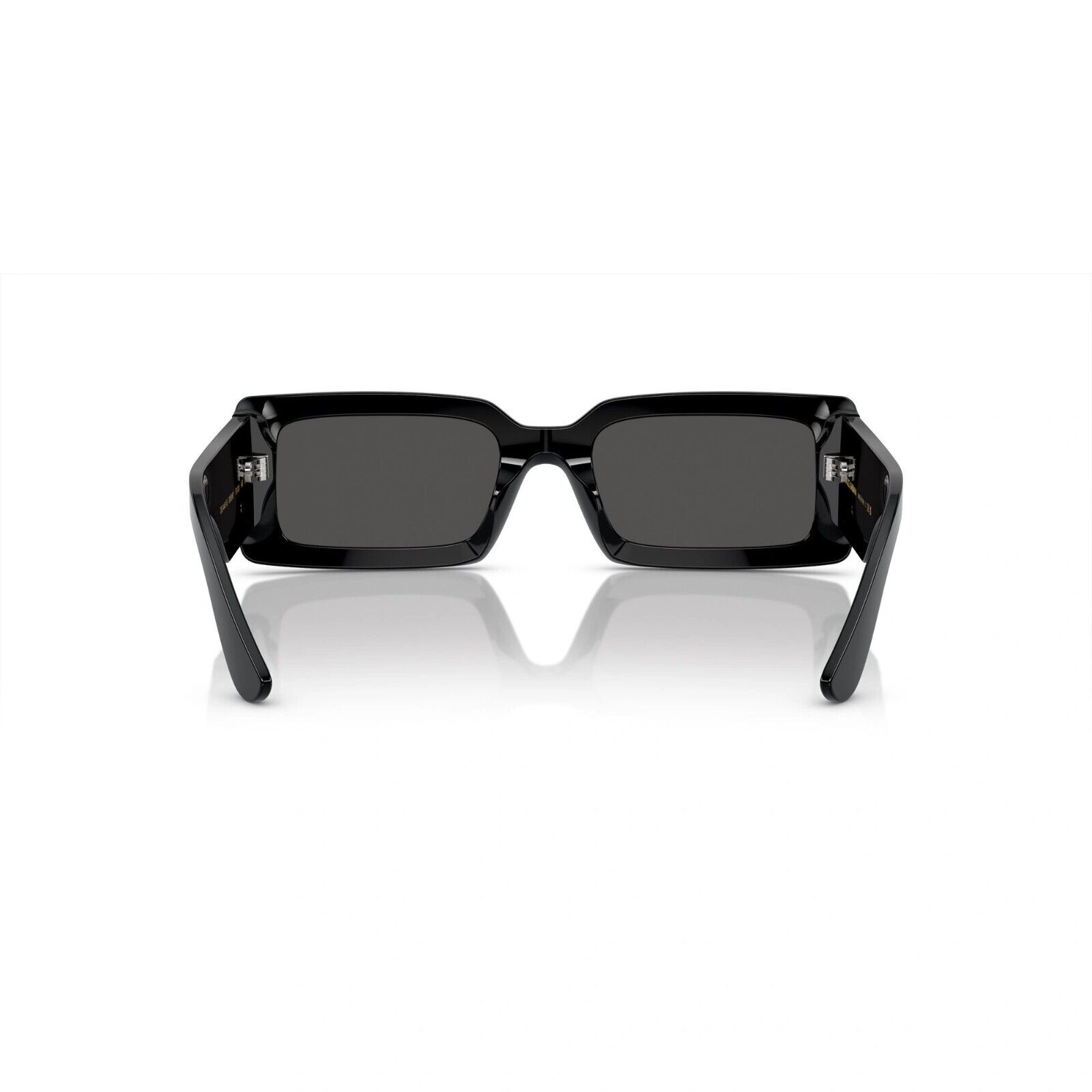 Pre-owned Dolce & Gabbana [0dg4447b]  Black Frame With Dark Grey Lenses In Gray