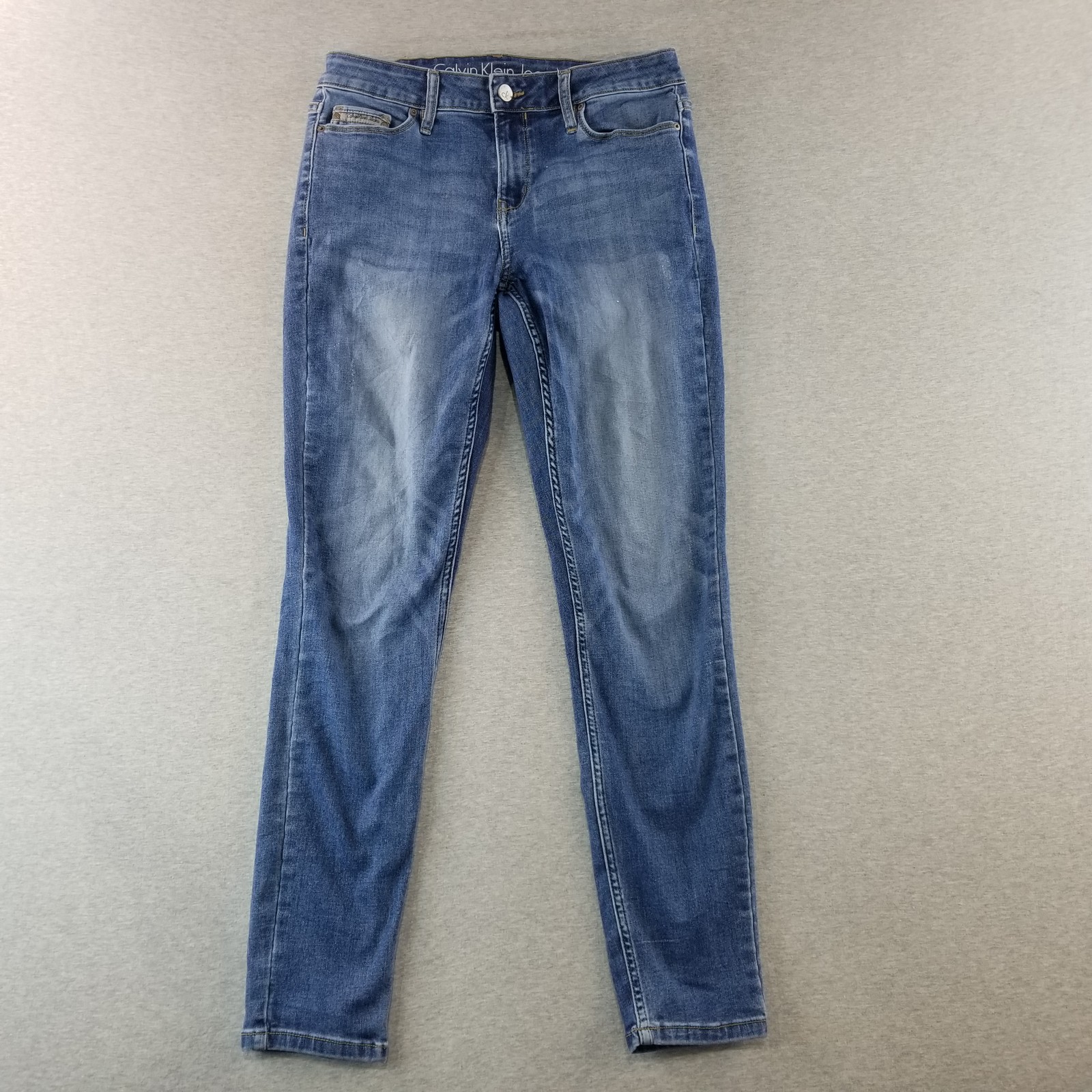 Calvin Klein Jeans Women's Sz 29 Legging Med Wash Normcore Cute Trendy Nice