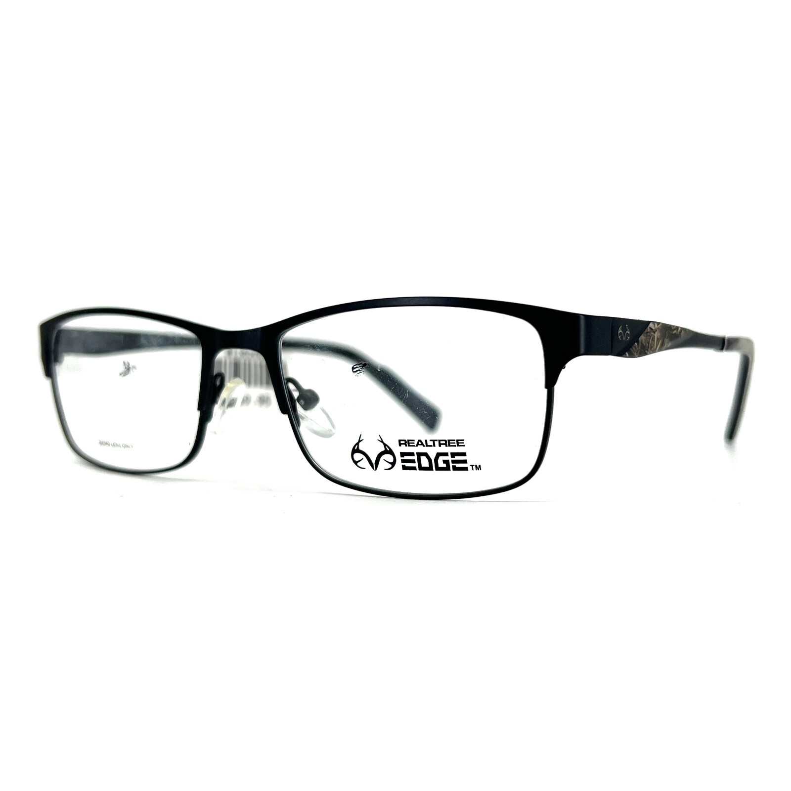 Realtree EDGE R708 blk Eyeglasses Frames Black Black Rectangular 53-17-140
