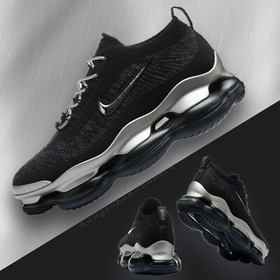 Free Shipping Nike Air Max Scorpion FK 2022 Black Silver Mens Sneaker