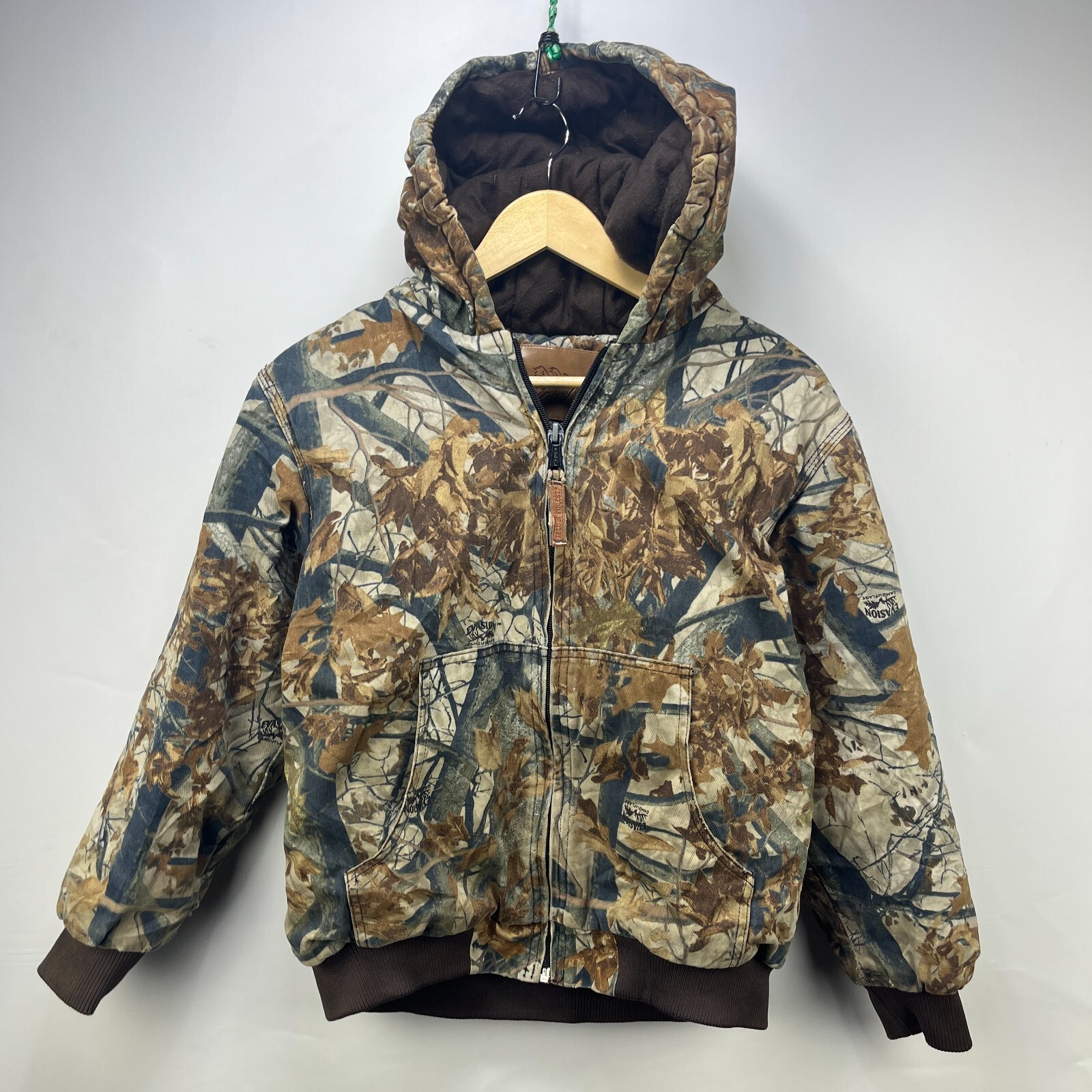 Vintage Camo Hooded Real Tree Jacket XS | eBay