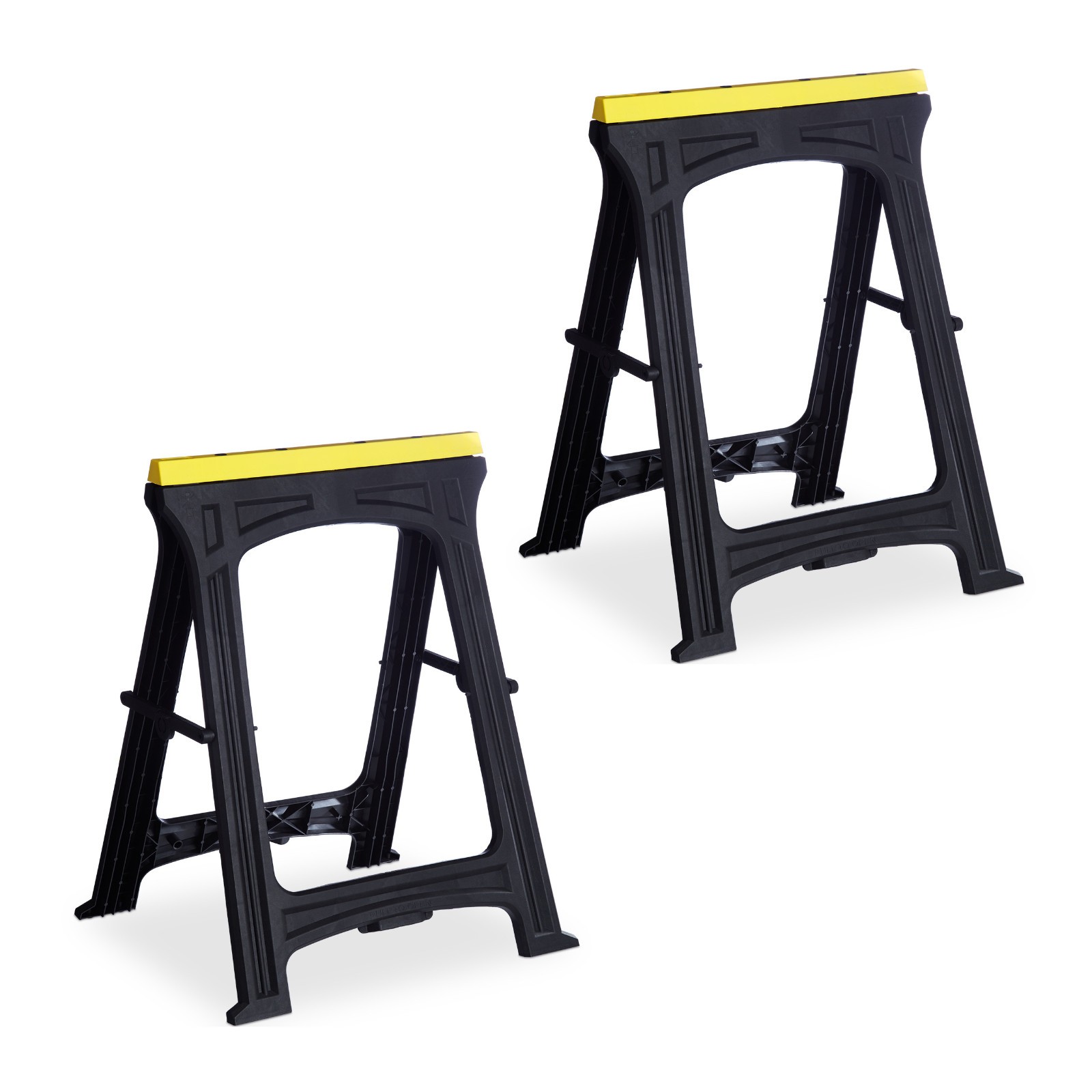 SET KIT 2 CAVALLETTI PIEGHEVOLI CAVALLETTO PIEGHEVOLE PER TAVOLO DA LAVORO 170kg