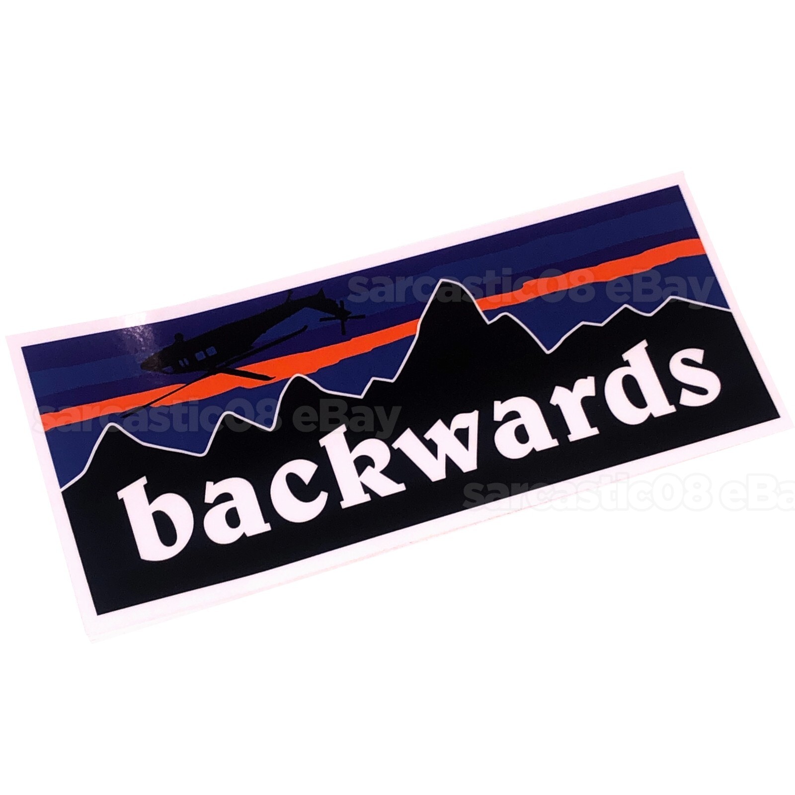 Backwards Observations Group Sticker Superior Defense GBRS