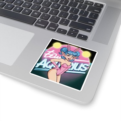 Aquarius stickers, astrology lovers, zodiac sign gift journalling horoscope 3x3”