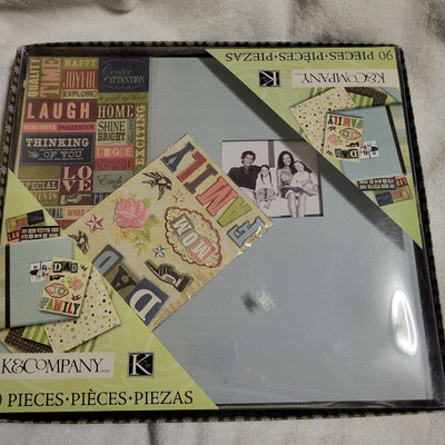 K & Company Scrapbook Album Kit 12 x 12 Family