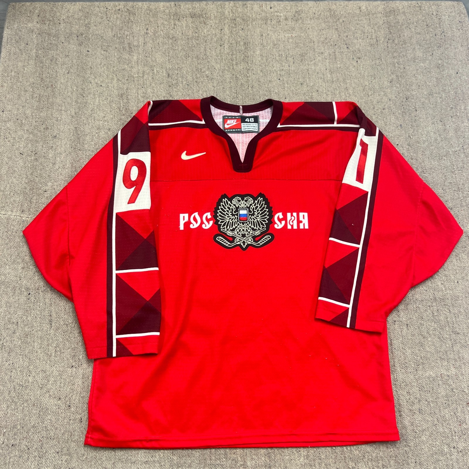 ☆NIKE ロシア代表 (フェドロフ) ホッケージャージ ☆NIKE ロシア代表 ホッケージャージ - メルカリ