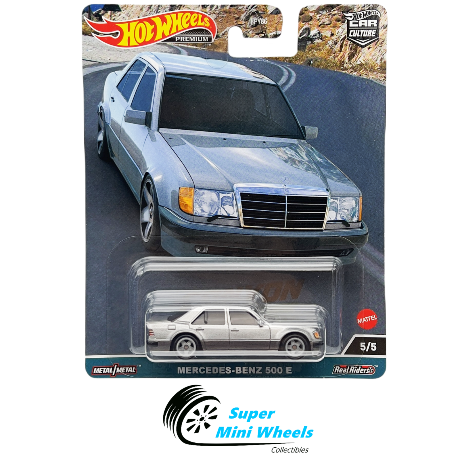 ミニカー Hot Wheels Mercedes-Benz 500 SEL Hot Wheels Premium FAST & FURIOUS Mercedes Benz 500 SEL Set