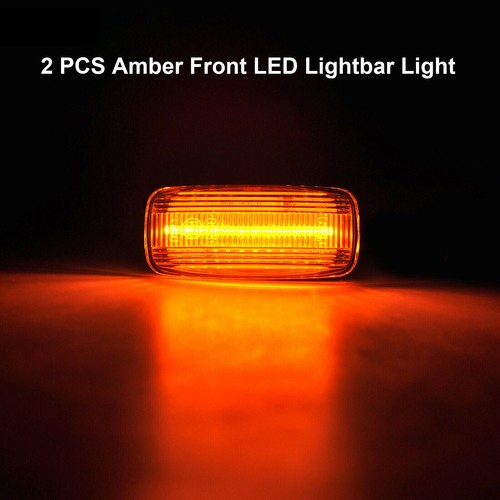 4PCS/Set Black Front Rear LED Side Marker Light Lamps For 10-18 Ram Double Wheel