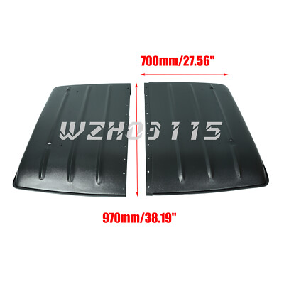 Plastic Hard Top Roof  Black  For 2005-2022 Kawasaki Mule 600 / 610 SX 4X4