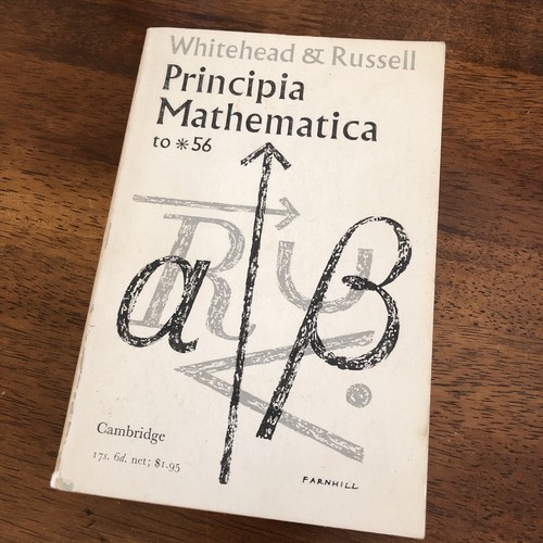 Principia Mathematica - to 56 - Whitehead and Russell | eBay