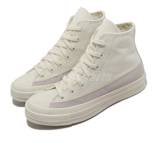 

Converse Chuck 70 HI 1970 Бежево-Розовые Мужские повседневные туфли унисекс A00487C, Белый, Chuck 70 Hi