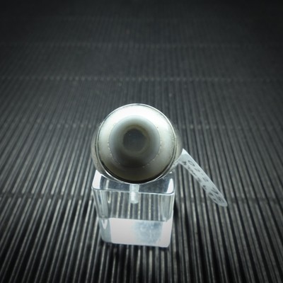 Ring Gr. 56, Silber 925, mit einem Solareye Quartz Cabochon aus Nordindien