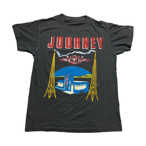 JOURNEY / RAISED ON RADIO ビンテージロックTシャツ Vintage 1986 Journey Raised On Radio Tour T-Shirt Size M/L