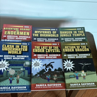 An Unofficial Overworld Heroes Adventure  Book 1, 2, 3, 4, 5, 6 LOT. See Photos