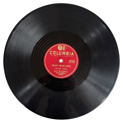 Guy Mitchell Crazy With Love/Singing The Blues 40769 Columbia 78rpm 10'' Shellac