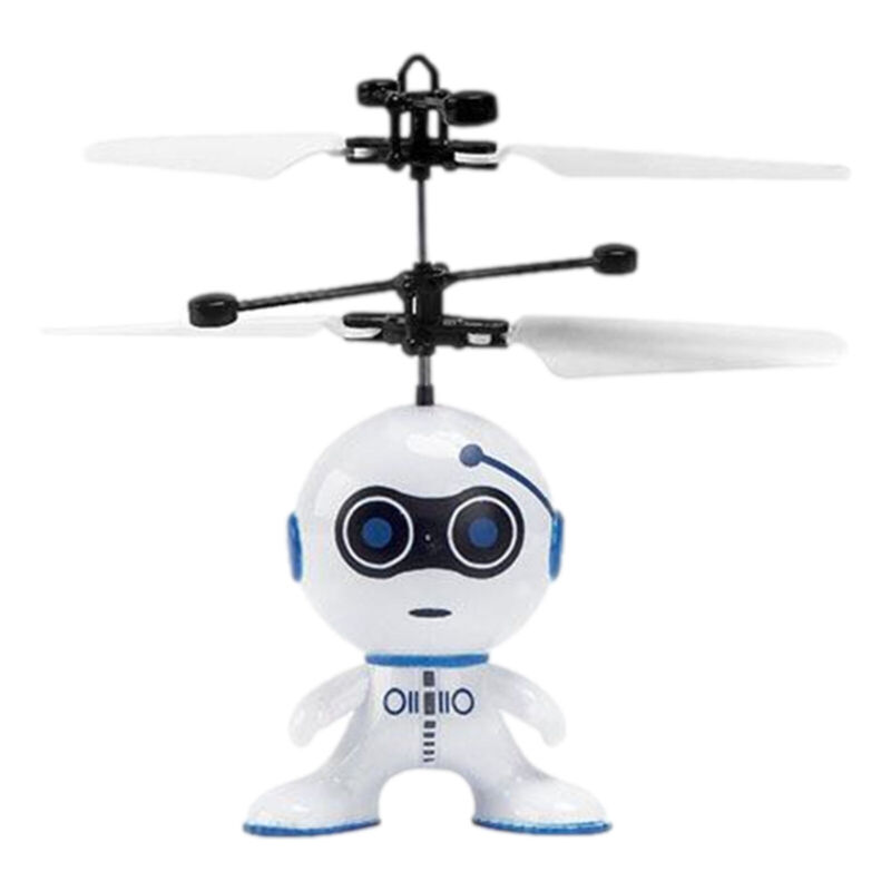 Flying Robot Toy Infrared Induction Robot Robot Aircraft Remote Control Kid Gift