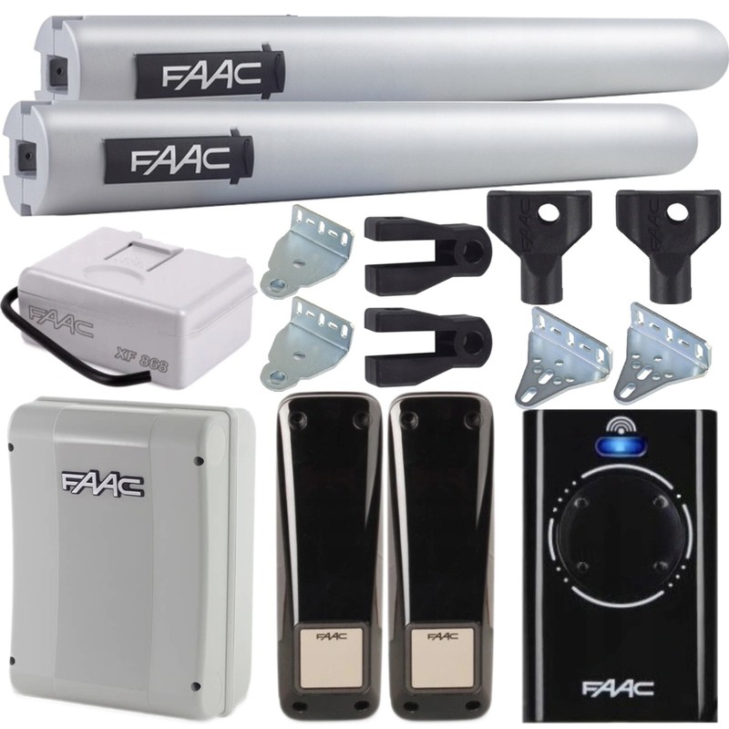Faac Drehtorantrieb Handy S418 Kit 24v 400kg, TorÃ¶Ffner, FlÃ¼Geltor, Drehtor