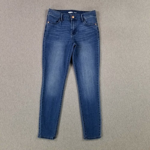 Old Navy Size 4 Super Skinny Mid Rise Jeans Stretch Lightweight Modern
