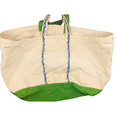 Drexel Lambert Burnham Canvas Tote Bag 1990 Atlantic Sail and Canvas Company