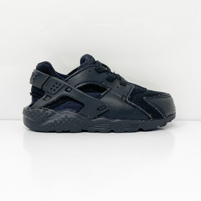

Nike Boys Air Huarache Run 704950-016 Черные кроссовки для бега, размер 7C, Черный, Air Huarache Run