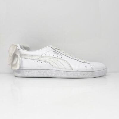 

Puma Womens Basket Bow 367319 01 Белая повседневная обувь Кроссовки Размер 8, Белый, Basket Bow