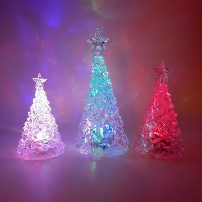 FAO Schwarz Light-Up Tree Christmas Table Decor 3-piece Set Mantle Centerpiece