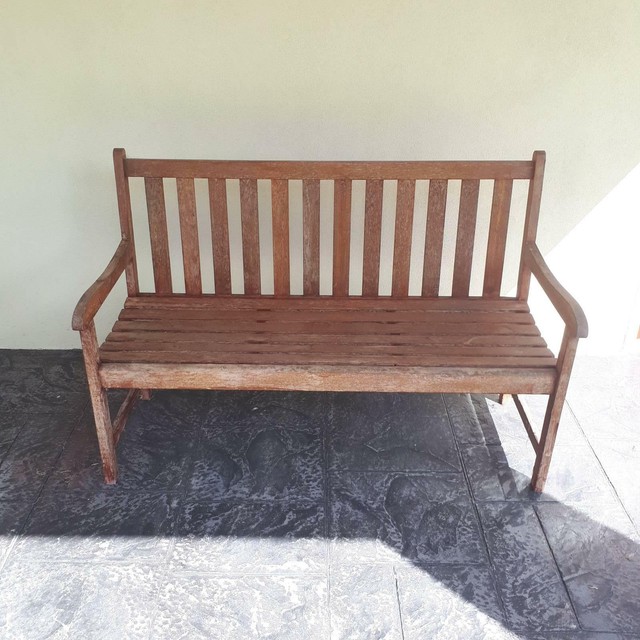 Outdoor Bench Seat stock illustrations