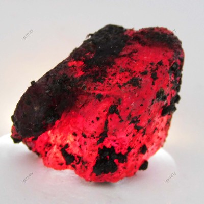Huge Rough Earth Mined CERTIFIED Loose Gemstone 63 Ct Natural Red Ruby