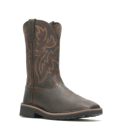

Wolverine Men Rancher Square-Toe Steel-Toe Wellington Boot Leather