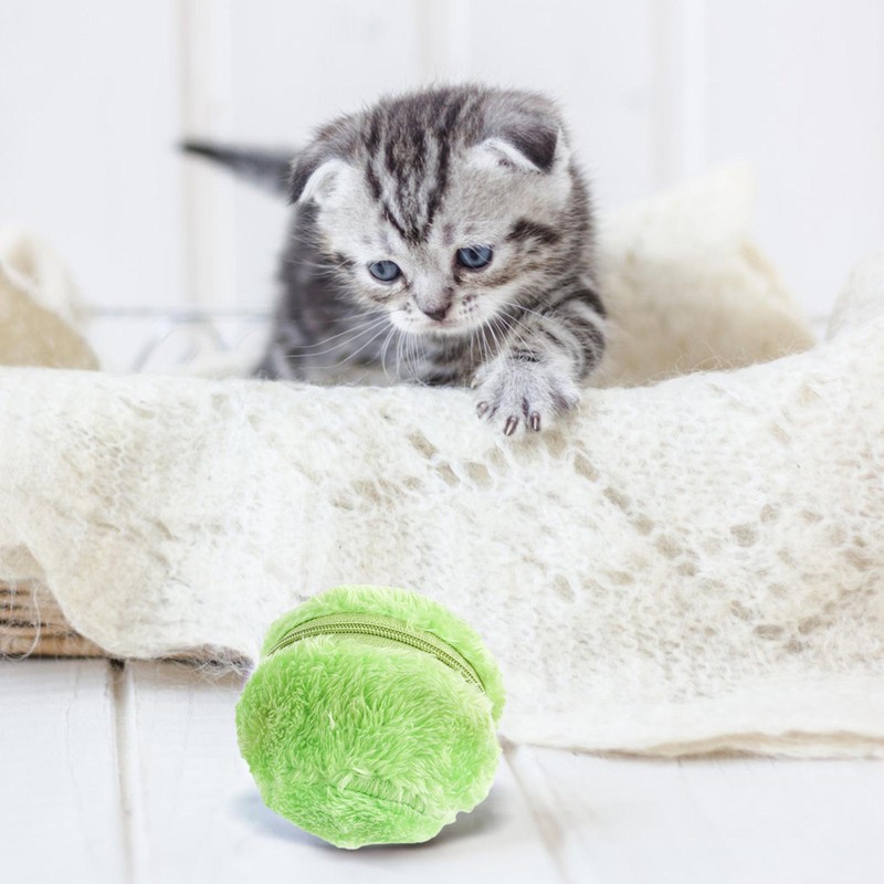 Pet Supplies Interactive Cat Dog Toy, Movable Puppy Chew Squeaky Toy for Dog Cat
