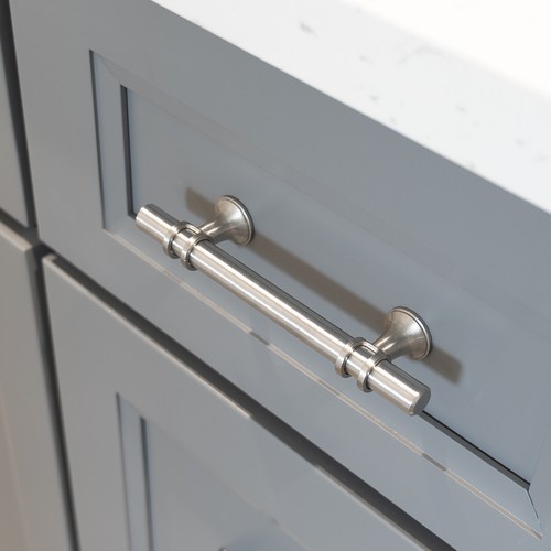Brushed Nickel Kitchen Cabinet Handles Bar Pulls Bathroom Knobs Stainless Steel