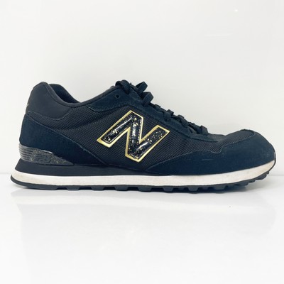 

New Balance Womens 515 WL515HRB Черная повседневная обувь Кроссовки Размер 11 D, Черный, 515