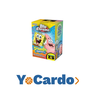 2025 Topps Chrome SpongeBob 25th Anniversary Value Blaster Box