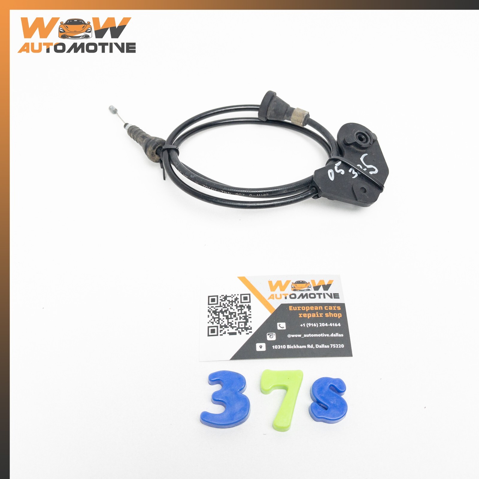 99-06 BMW E46 325Ci 330Ci 325i M3 FRONT BONNET RELEASE CABLE OEM