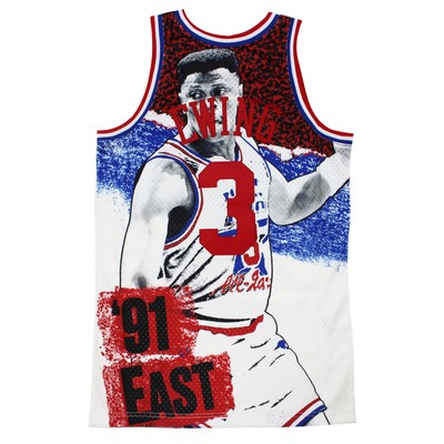 MITCHELL & NESS MITCHELL & NESS PATRICK EWING 3 1991 EAST NBA ALL STAR SWINGMAN JERSEY