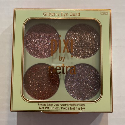 1 pixi by petra glitter eye quad 4 colors Rose bronze Rose