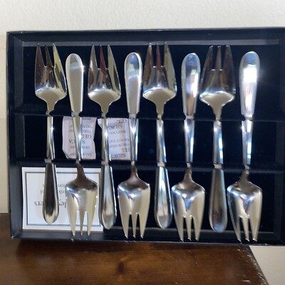 Stanley Rogers Albany Buffet Fork (8) Piece Set~NEW IN BOX