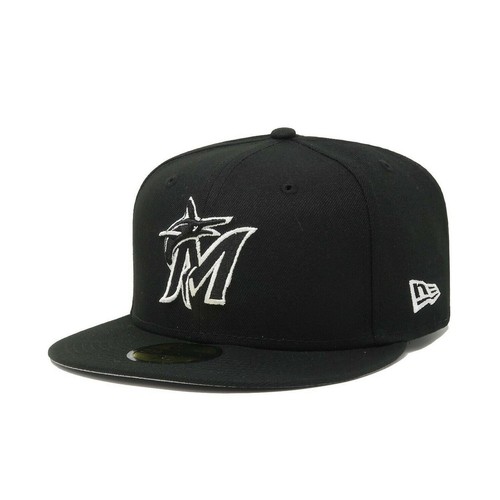 [11875069] Мужские New Era MLB Authentic 59Fifty Fitted - Майами Марлинс