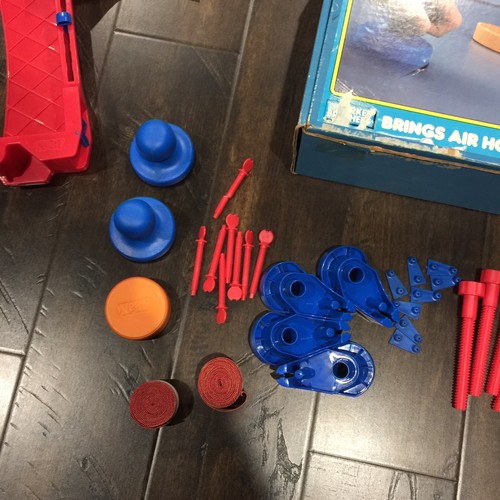 Vintage 1987 Nerf Table Hockey Game Parker Brothers Original Box 100% Complete