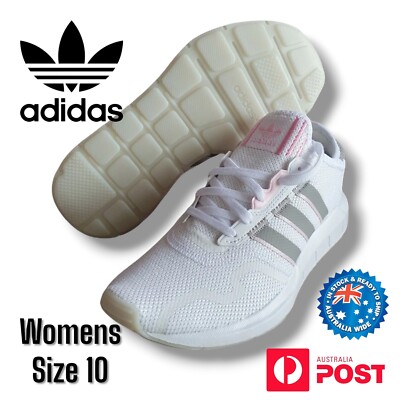 Adidas Womens Swift Run Runners Shoes Pink and white Sneakers Size US10