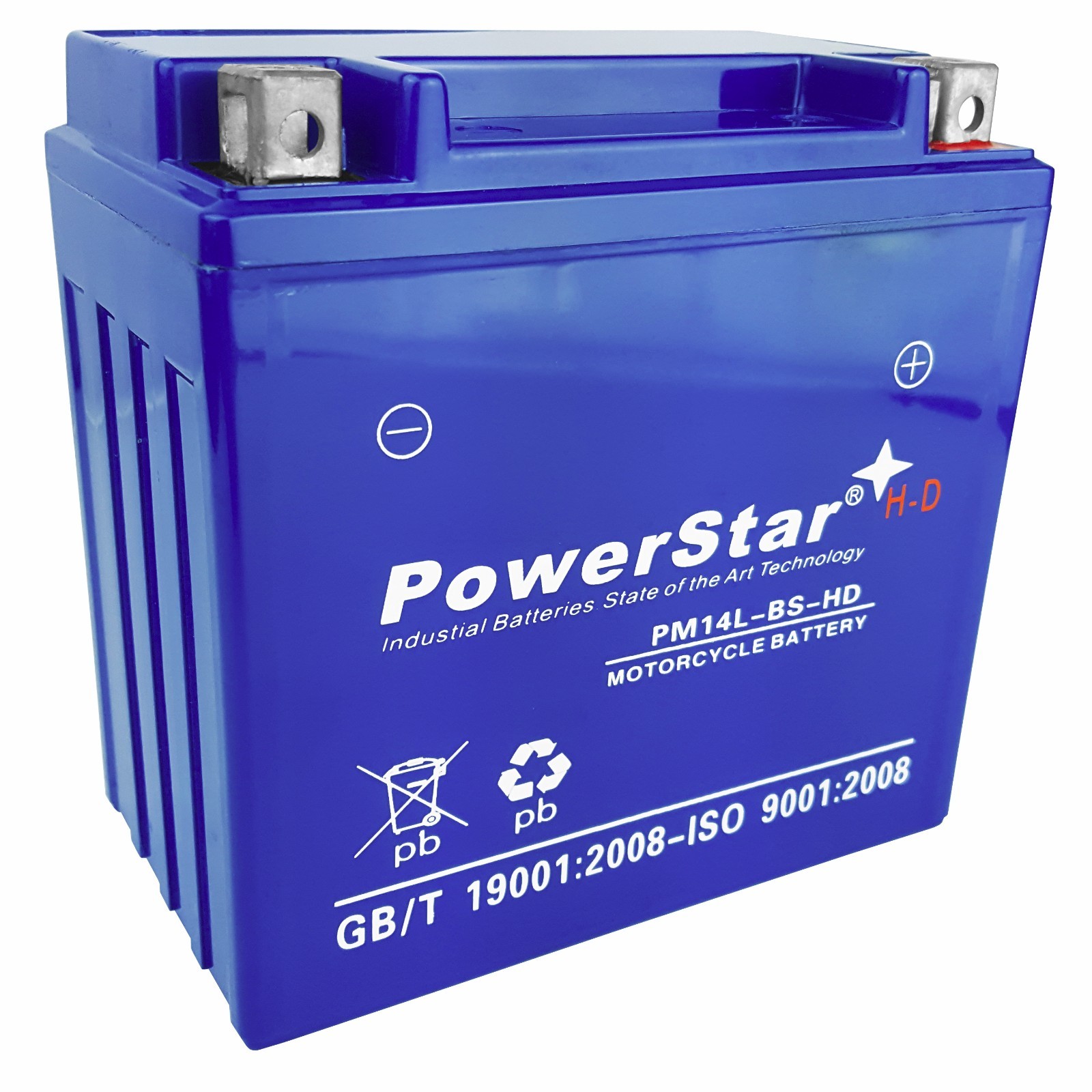 YTX14L-BS Motorcycle Battery for Harley-Davidson 883cc XL XL