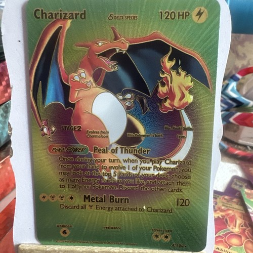 ポケモンカード Charizard 120HP Charizard 120HP Metal POKEMON collectible Game Card Gift