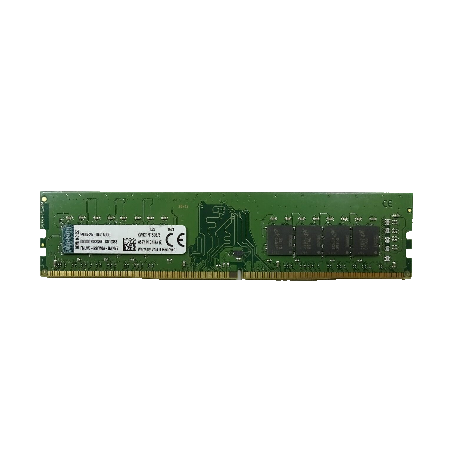 Kingston DDR4 8GB KVR21N15D8/8 PC4-17000 PC Arbeitsspeicher