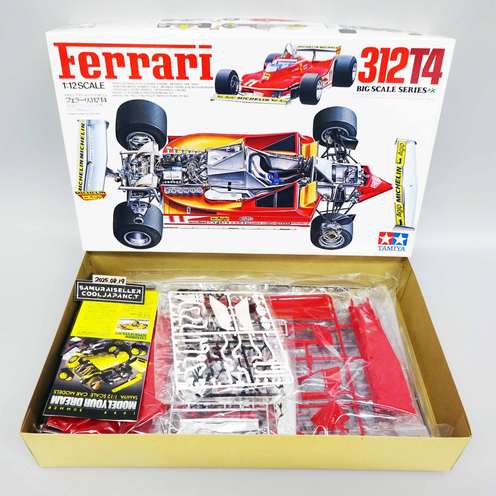 TAMIYA 1/12 NO.23 フェラーリ312T4 Tamiya 1/12 Big Scale Series NO.23 Ferrari 312T4 Model Kit