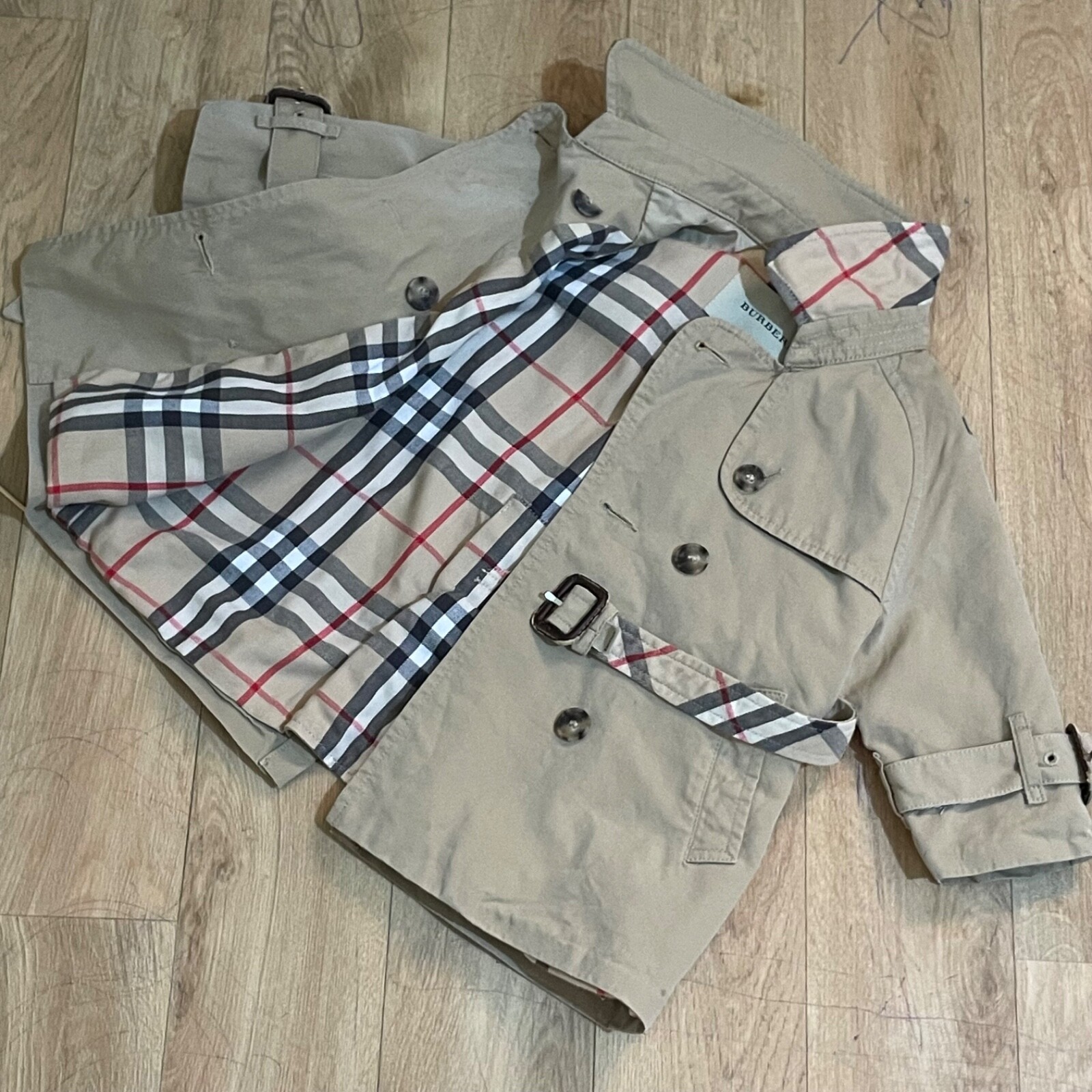 BURBERRY♡美品 キッズ ノバチェック ウール ジャケットコート