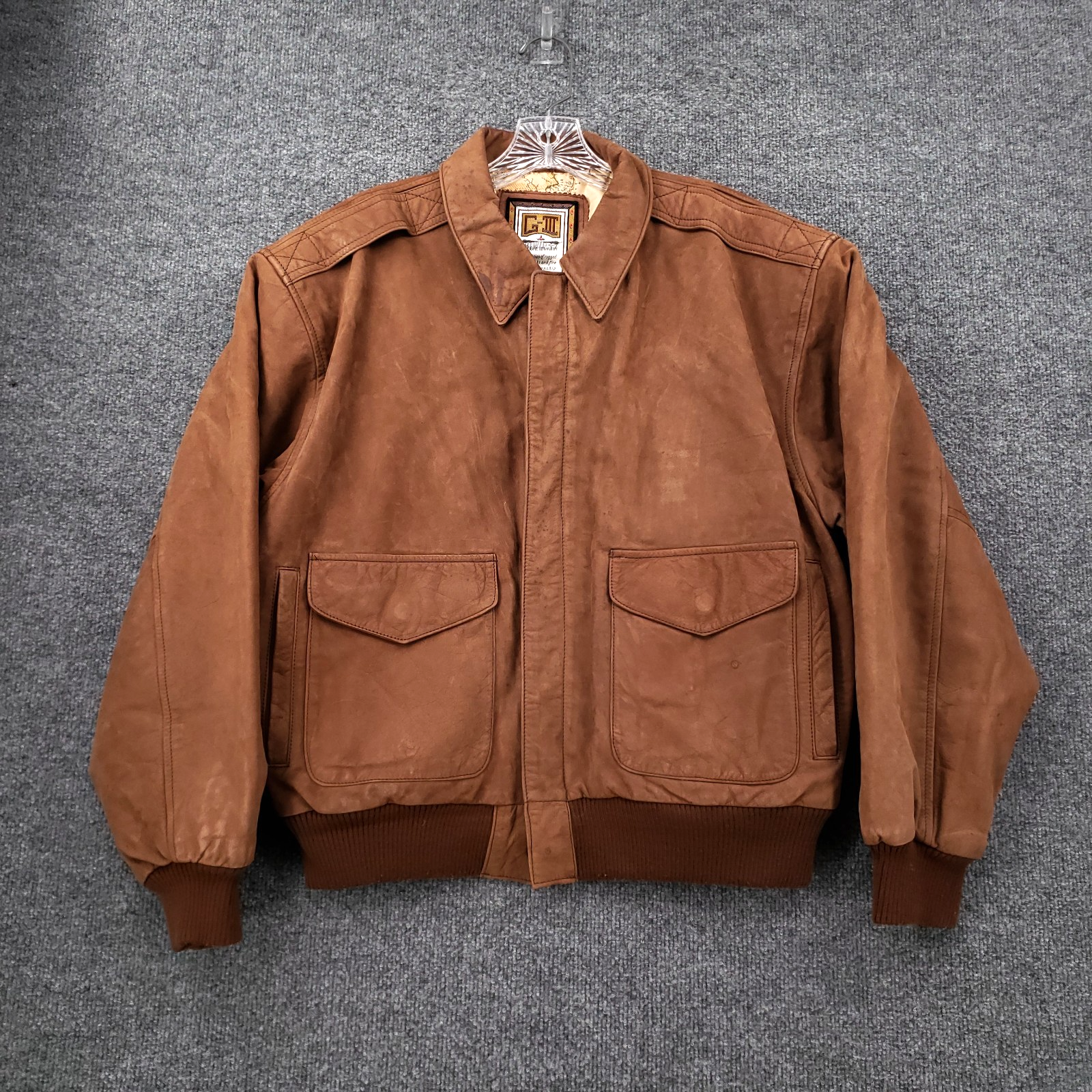 LINEAGE レザージャケット ブルゾン M vintage US il_1080xN.6626115146_84zu.jpg